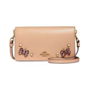 Coach Hayden Foldover Crossbody With Crystal Applique Beechwood